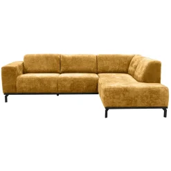 Hoekbank Lola rechts - okergeel