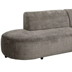 Hoekbank Luna rechts - stof Cremona - taupe