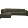 Hoekbank Romy links - groen