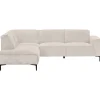 Hoekbank Romy links - stof Egon - beige