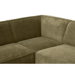 Hoekbank Romy links - stof Egon - groen