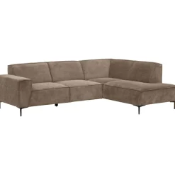 Hoekbank Romy rechts - stof Egon - taupe