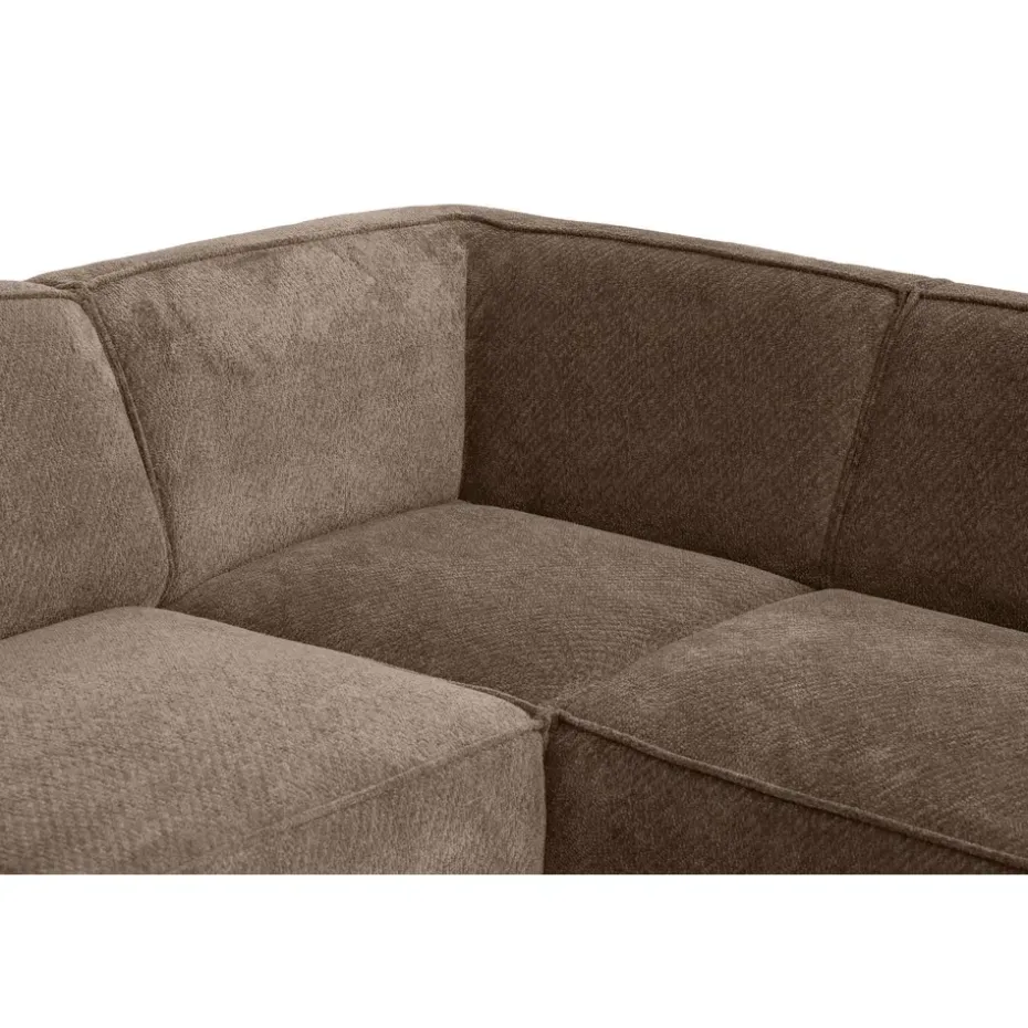 Hoekbank Romy rechts - stof Egon - taupe