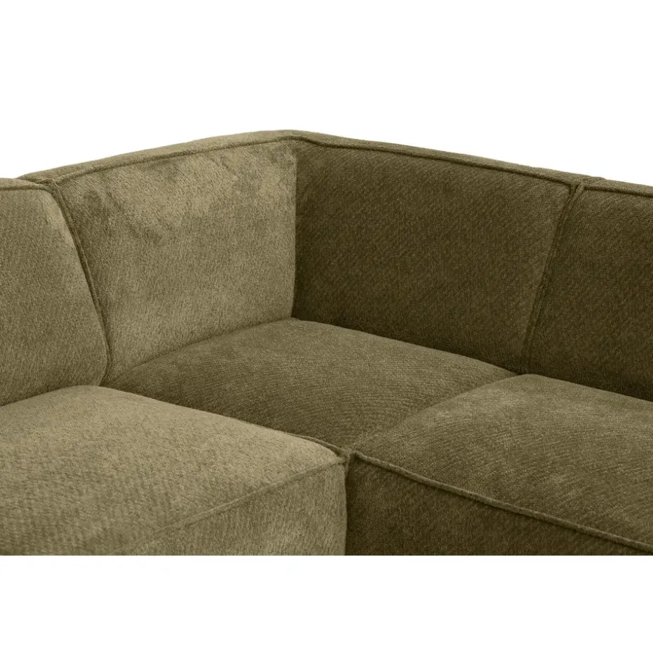 Hoekbank Romy rechts - stof Egon - groen
