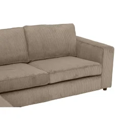 Hoekbank Stuttgart links - taupe