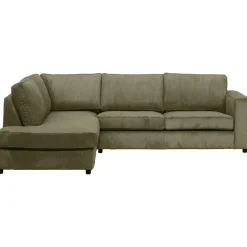 Hoekbank Stuttgart links - olijfgroen