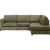 Hoekbank Stuttgart rechts - olijfgroen