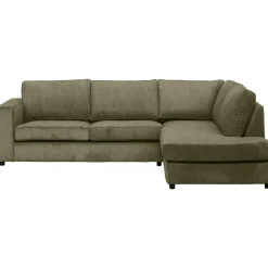 Hoekbank Stuttgart rechts - olijfgroen