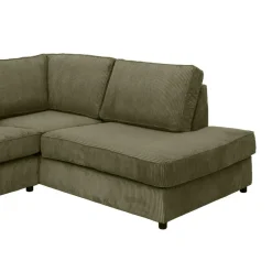 Hoekbank Stuttgart rechts - olijfgroen