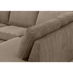 Hoekbank Stuttgart rechts - taupe