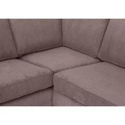 Hoekbank Stuttgart rechts - roze