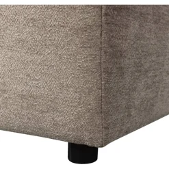 Hoekbank Tibas links - stof Raven - beige