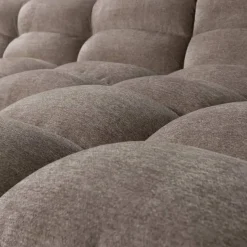 Hoekbank Tibas rechts - stof Raven - beige