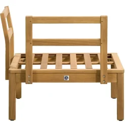 Hoekfauteuil Orleàns - eucalyptushout - 78x78x65 cm