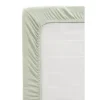 Hoeslaken Jersey - licht groen - 90x200 cm