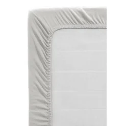 Hoeslaken Jersey - lichtgrijs - 90x200 cm