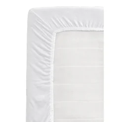 Hoeslaken Jersey - wit - 80x200 cm