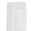Hoeslaken Jersey - wit - 90x200 cm