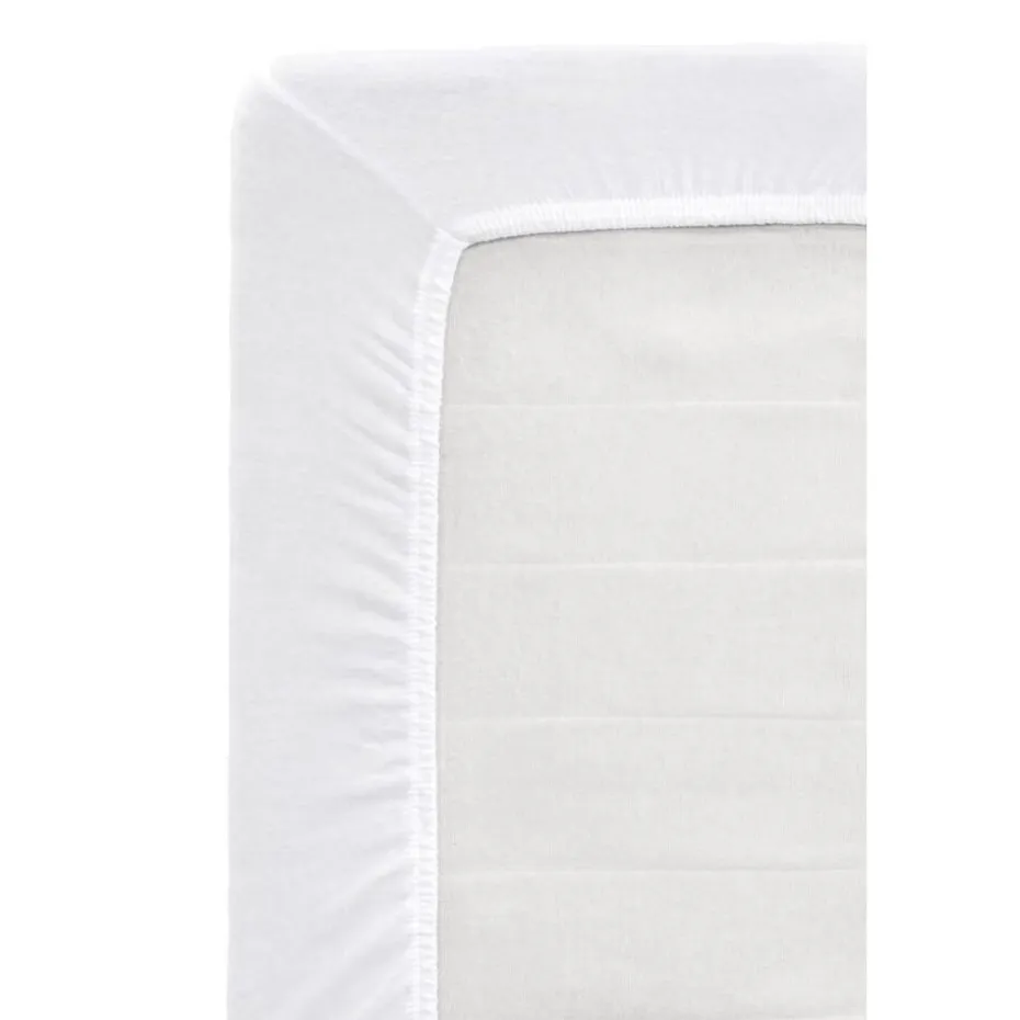 Hoeslaken Jersey - wit - 90x200cm