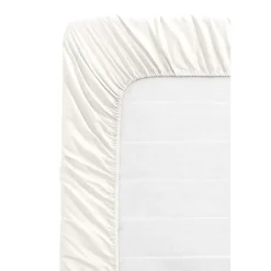 Hoeslaken Katoen - off white - 80x200 cm