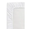 Hoeslaken Katoen - wit - 90x200x22 cm