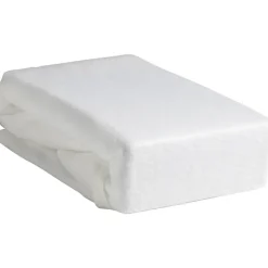 Hoeslaken Molton stretch - wit - 80x200 cm