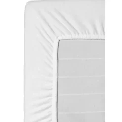 Hoeslaken Molton stretch - wit - 160x200 cm