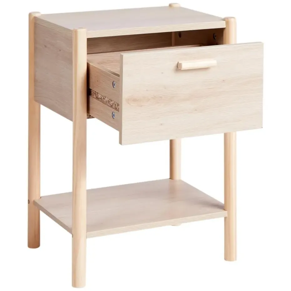 HOLDERVILLE - Nachtkastje - Lichthout - MDF