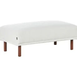 HOLT - Ottomaan - Wit - Bouclé