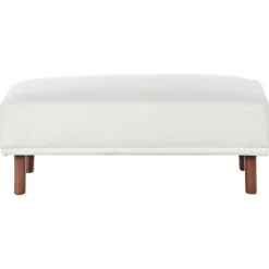 HOLT - Ottomaan - Wit - Bouclé