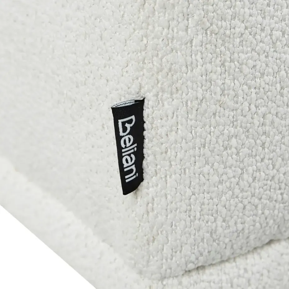 HOLT - Ottomaan - Wit - Bouclé