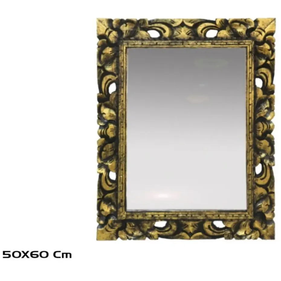 Home & Styling Wandspiegel Baroque - goud frame - 50 x 60 cm