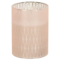 Home and Styling LED kaars - in glas - warm wit - D7,5 x H10 cm