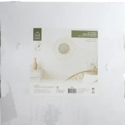 Home deco factory Rotanspiegel - bloem - D50 cm - bohemian