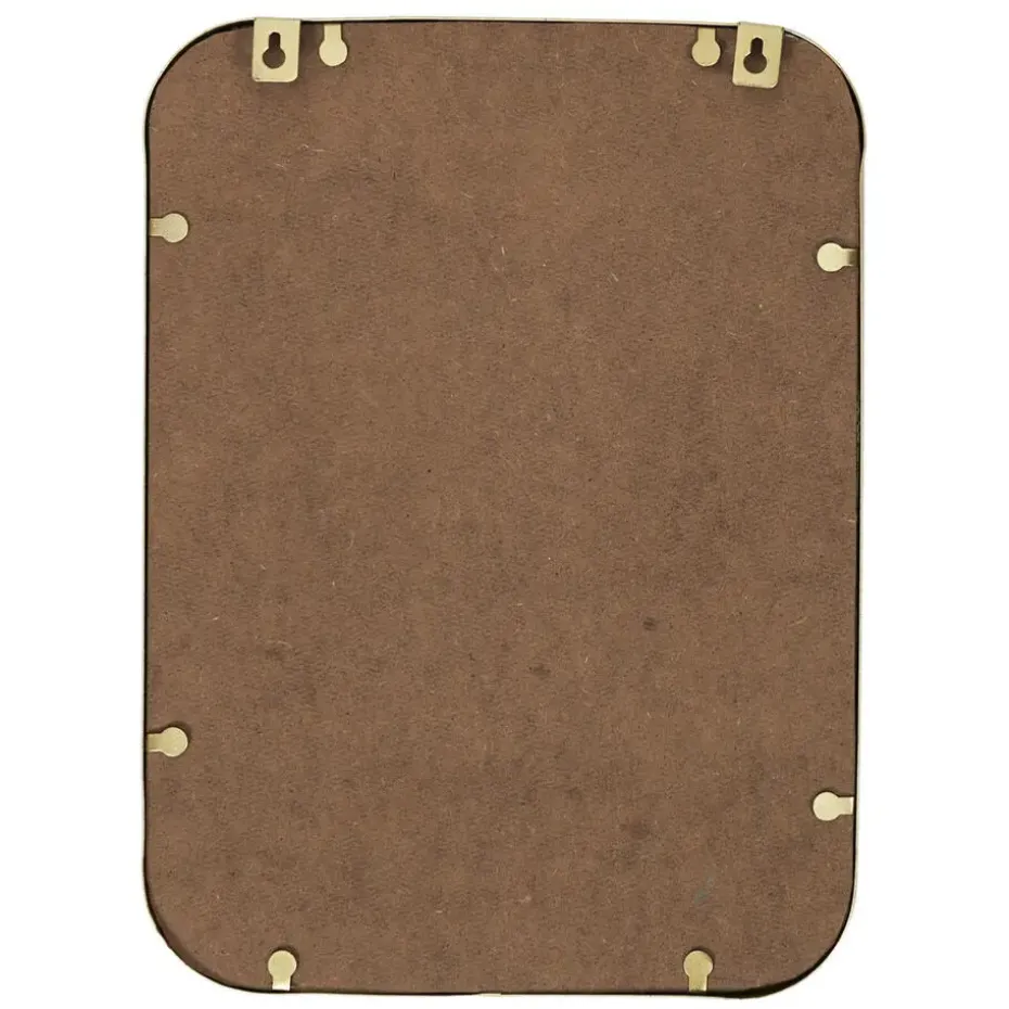 Home Deco Factory Spiegel Carre - rechthoek - goud - L25 x B34 cm