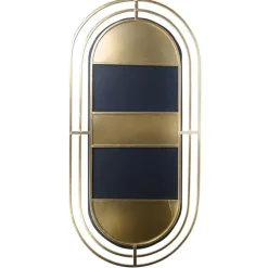 Home Deco Factory Spiegel Marbella - ovaal - goud - L90 x B43 cm
