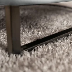 HOME DELUXE fauteuil MACA fluweel stof beige - 95 x 73 x 88 cm