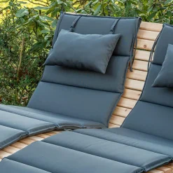 HOME DELUXE golfhouten ligstoel TAIGA incl. kussen Aantal: 2