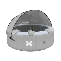 HOME DELUXE Opblaasbare Whirlpool Splash Beton 4 st.