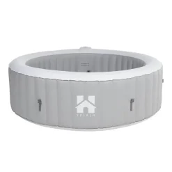 HOME DELUXE Opblaasbare Whirlpool Splash Grijs 4 st.