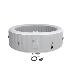 HOME DELUXE Opblaasbare whirlpool SPLASH Grijs