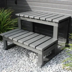 HOME DELUXE Outdoor Whirlpool STREAM BIG Met trap en thermische afdekking