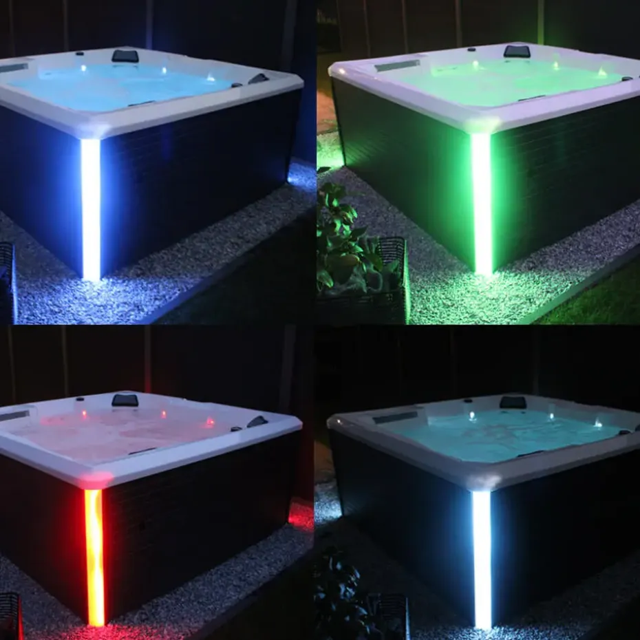 HOME DELUXE Outdoor Whirlpool STREAM BIG Met trap en thermische afdekking