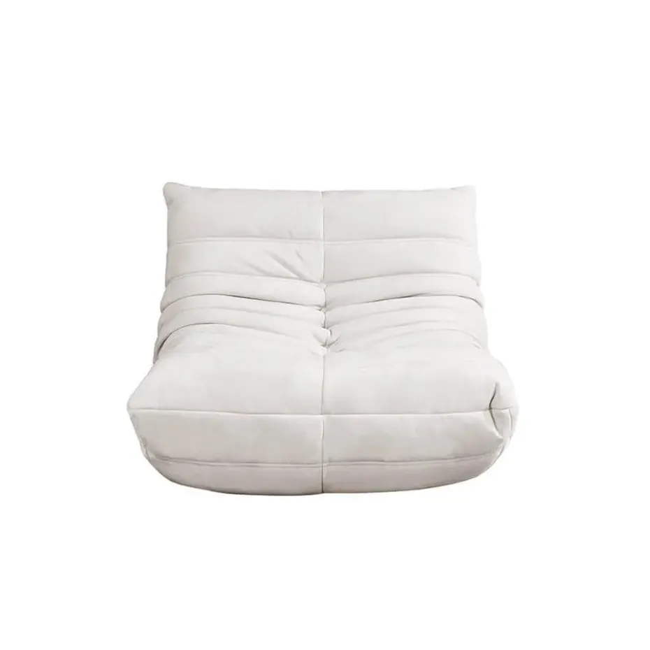 HOME DELUXE Relax fauteuil met kruk CHILL - Beige