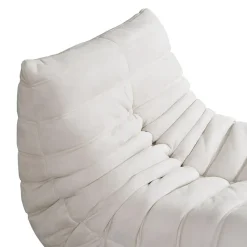 HOME DELUXE Relax fauteuil met kruk CHILL - Beige