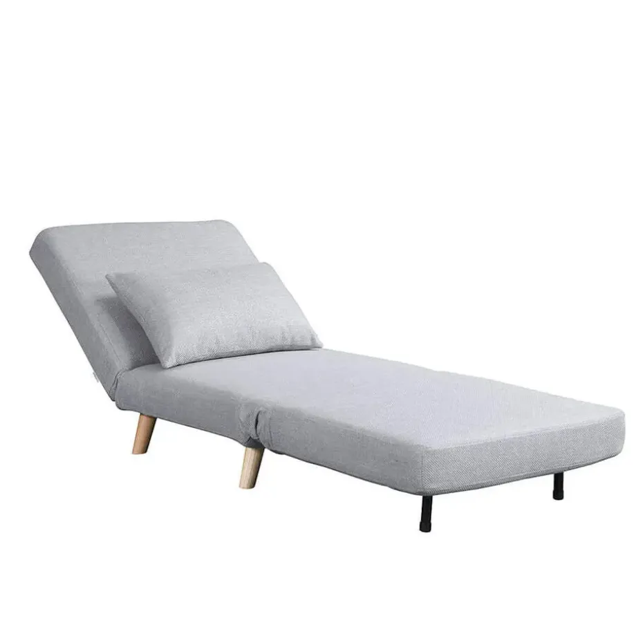 HOME DELUXE Slaapstoel SNOOZE - Beige 79 x 28 x 132 cm