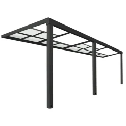 HOME DELUXE SOLIS DELUXE terrasoverkapping grijs 579 x 295 x 233 / 272 cm