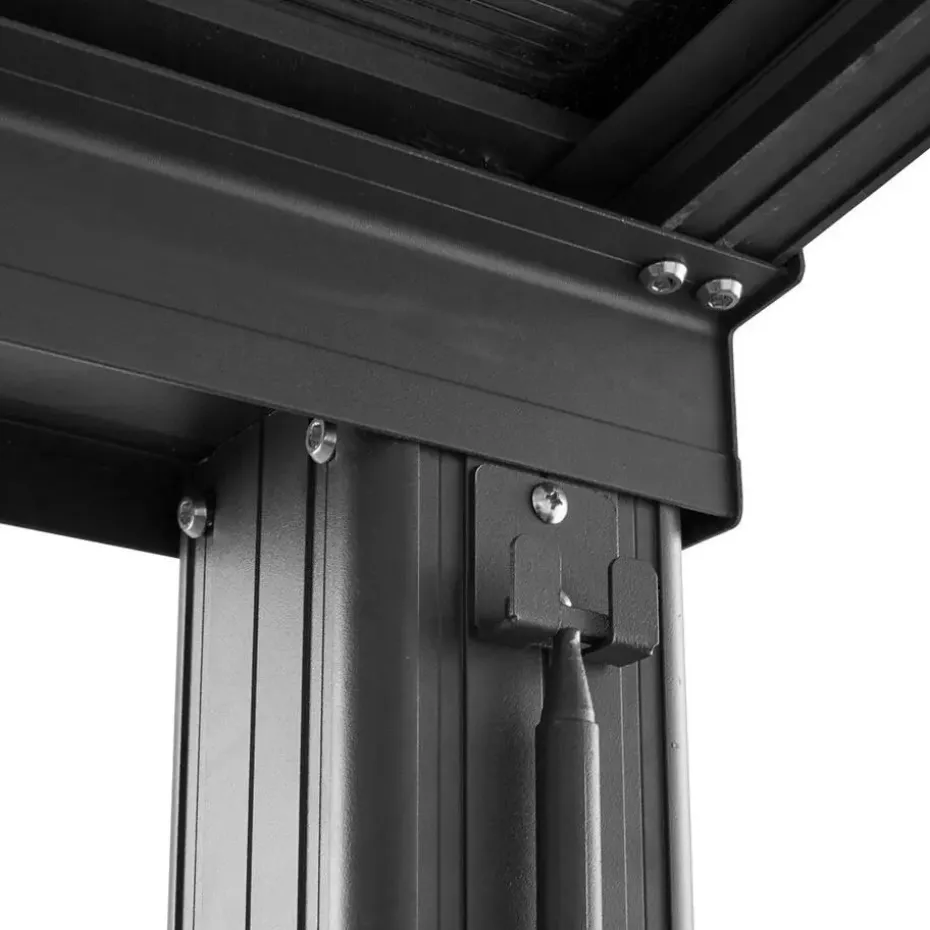 HOME DELUXE SOLIS DELUXE terrasoverkapping grijs 579 x 295 x 233 / 272 cm