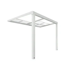 HOME DELUXE terrasoverkapping SOLIS DELUXE wit 290 x 295 x 233 / 272 cm