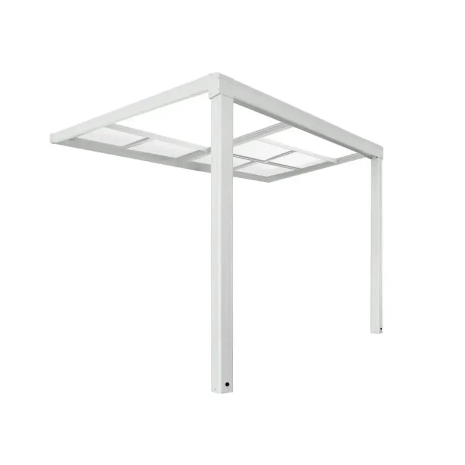 HOME DELUXE terrasoverkapping SOLIS DELUXE wit 290 x 295 x 233 / 272 cm